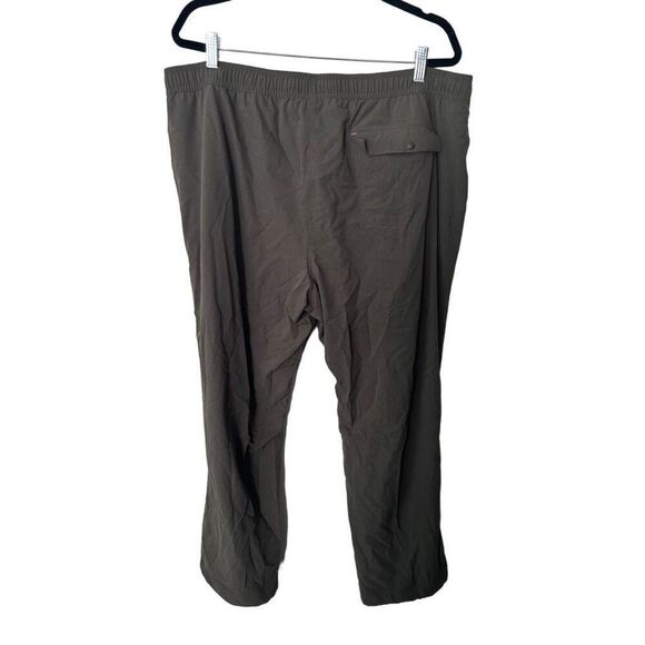 L.L. Bean Olive Green Lined Warm Windbreakers Drawstring Size XXL Men’s Pants - Picture 7 of 16